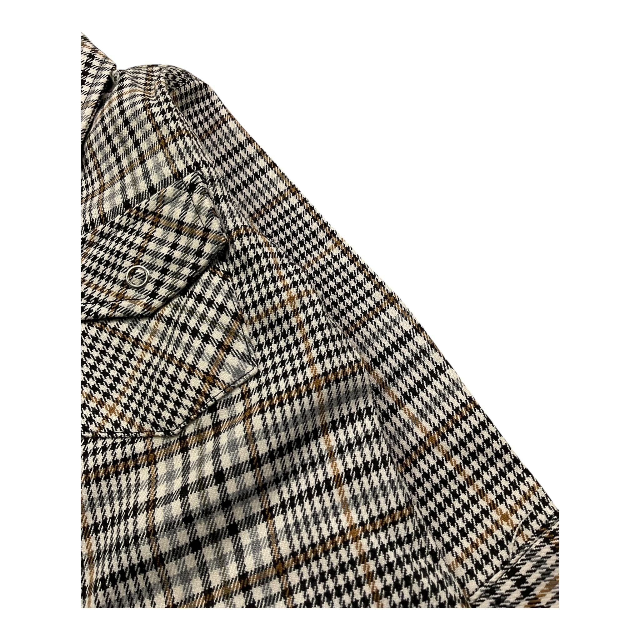 Y-CLU camicia tinta unita con fantasia a quadretti Bianco per Neonato BYN10750 BIANCO Y-CLU