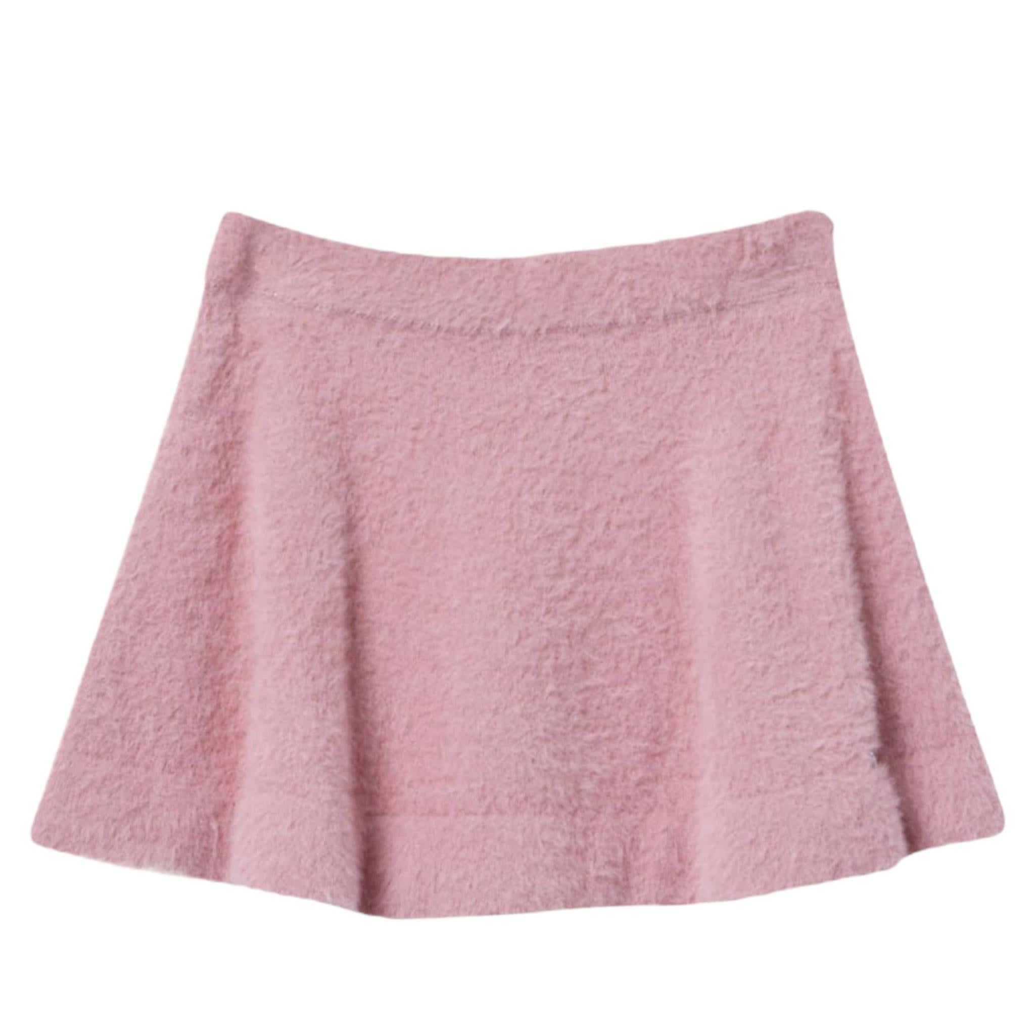 LIU JO gonna tinta unita con elastico in vita Rosa per Bambina MA940 ROSA LIU JO