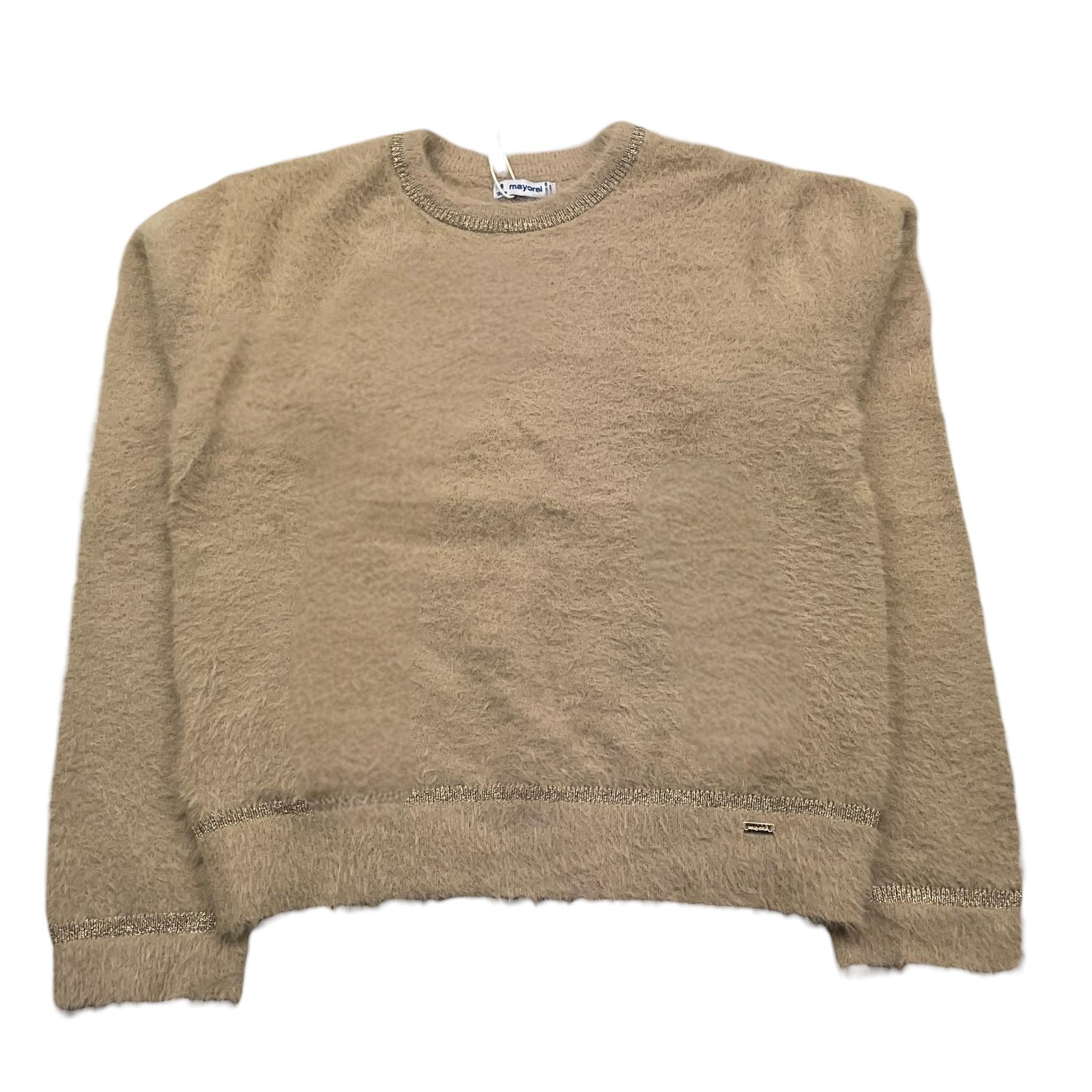 MAYORAL maglia girocollo tinta unita Beige per Bambina 4353XX BEIGE MAYORAL