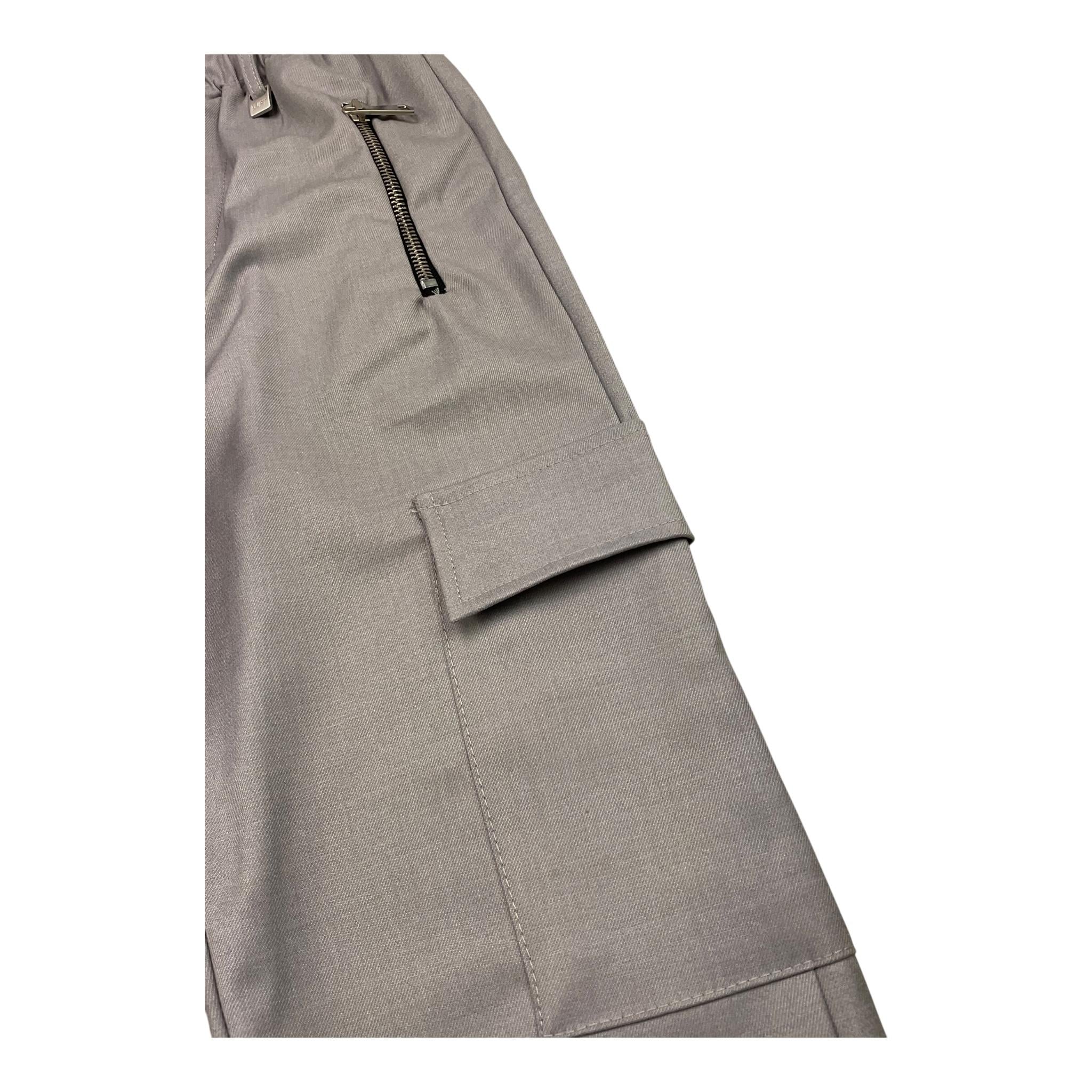 NEVER TOO pantalone tinta unita con elastico in vita Grigio per Bambino NT2077R GRIGIO NEVER TOO