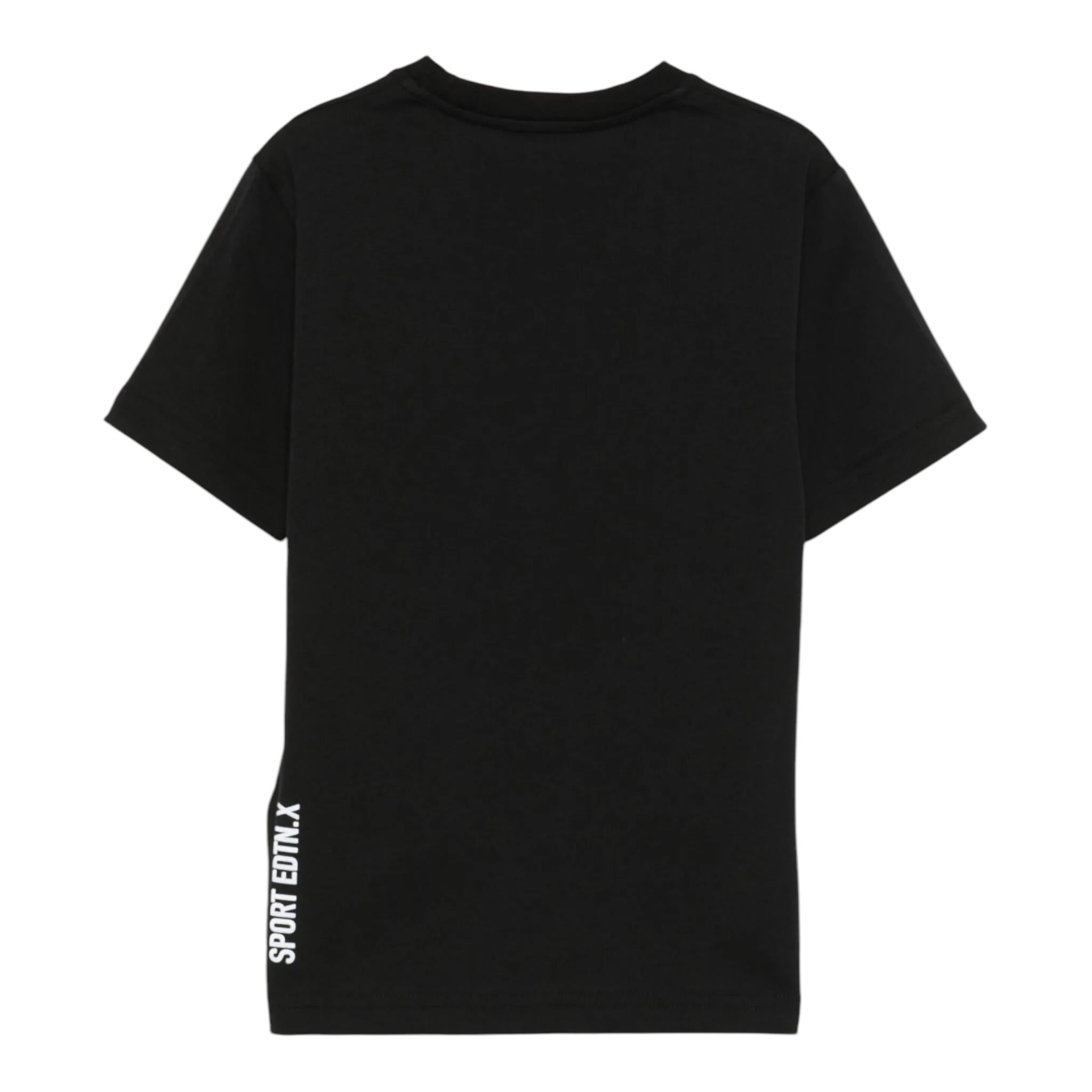 DSQUARED2 t-shirt girocollo stampa fantasia Nero per Bambino DQ2525 NERO DSQUARED2