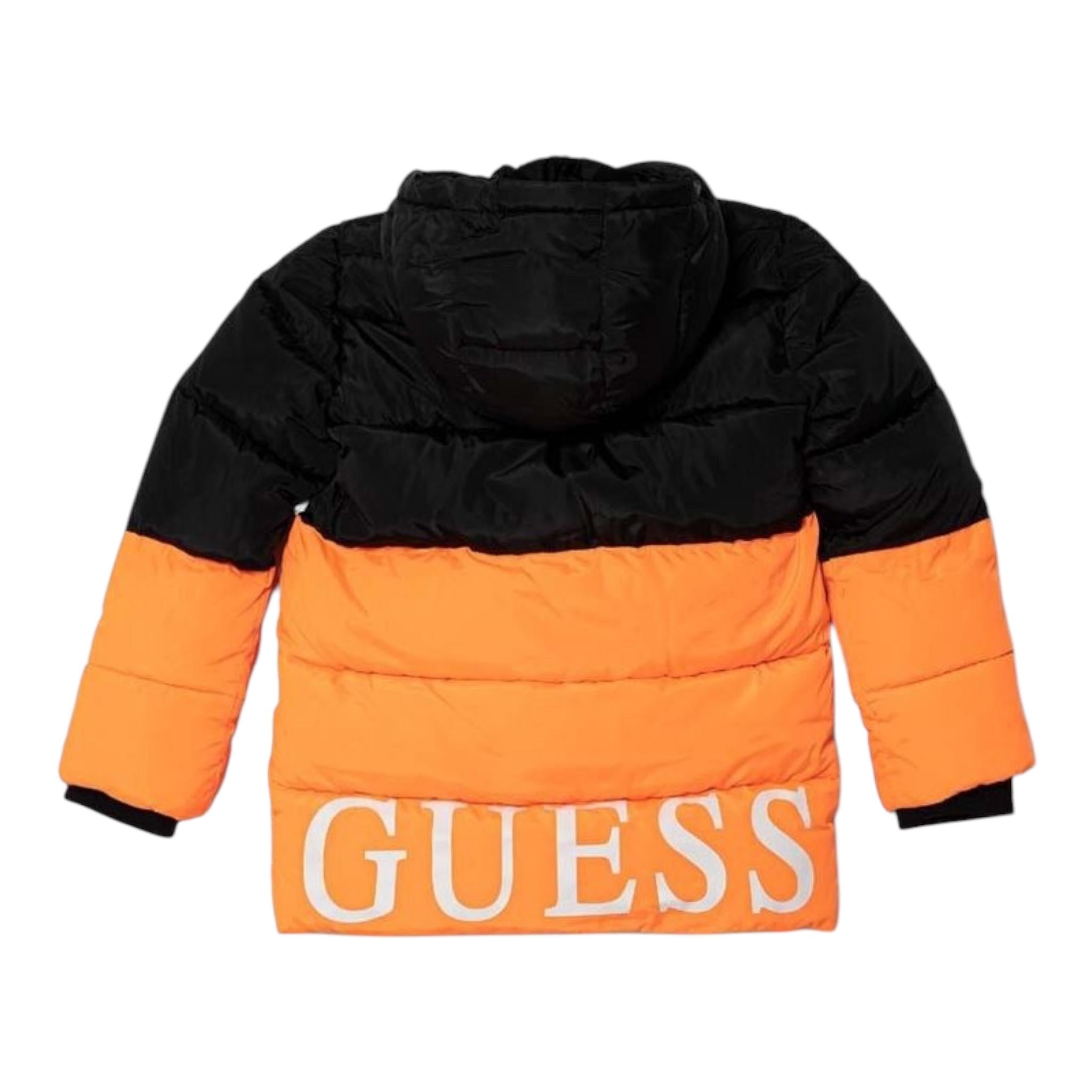 GUESS giubbino tricolore con cappuccio e logo Multicolor per Bambino L3BL02WB240 MULTICOLOR GUESS
