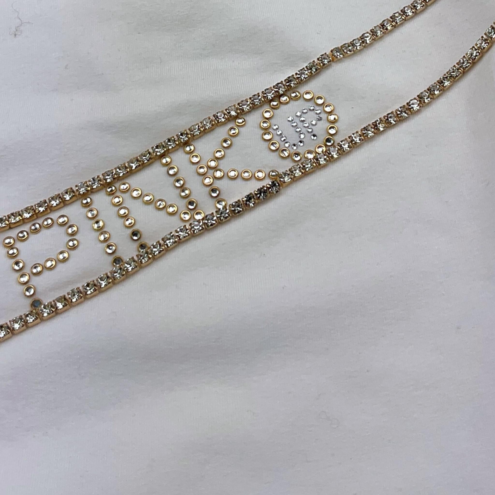 PINKO felpa girocollo tinta unita con applicazioni brillantini Bianco per Bambina F4PIJGSW064 BIANCO PINKO