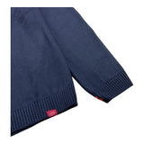 SIVIGLIA maglia girocollo tinta unita con logo Blu notte per Bambino SVJSW16057 BLU NOTTE SIVIGLIA