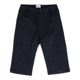 IL GUFO pantalone tinta unita con girovita regolabile Blu per Neonato A24PL409M0145 BLU IL GUFO