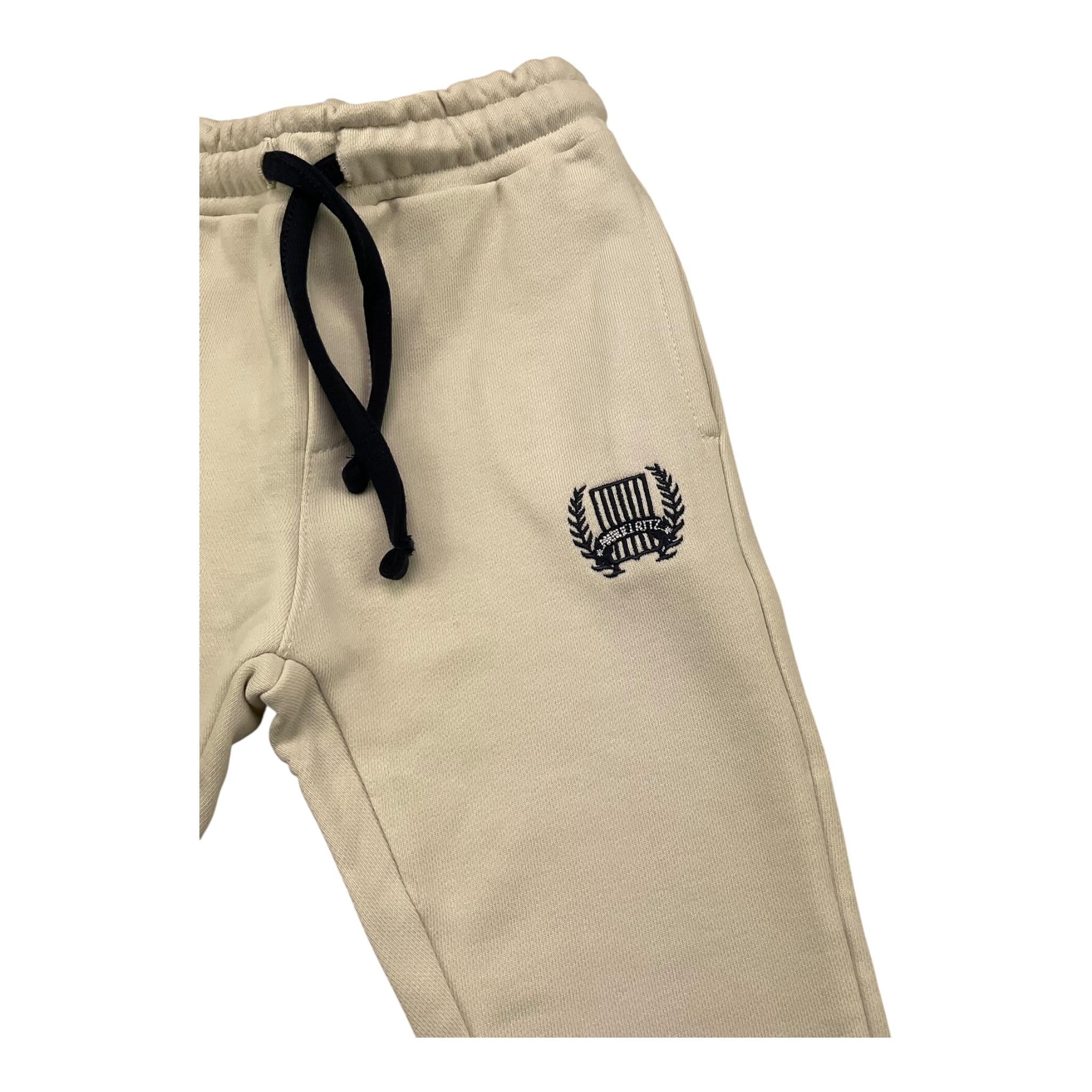 MANUEL RITZ pantalone tuta tinta unita Beige per Neonato MR2822 BEIGE MANUEL RITZ