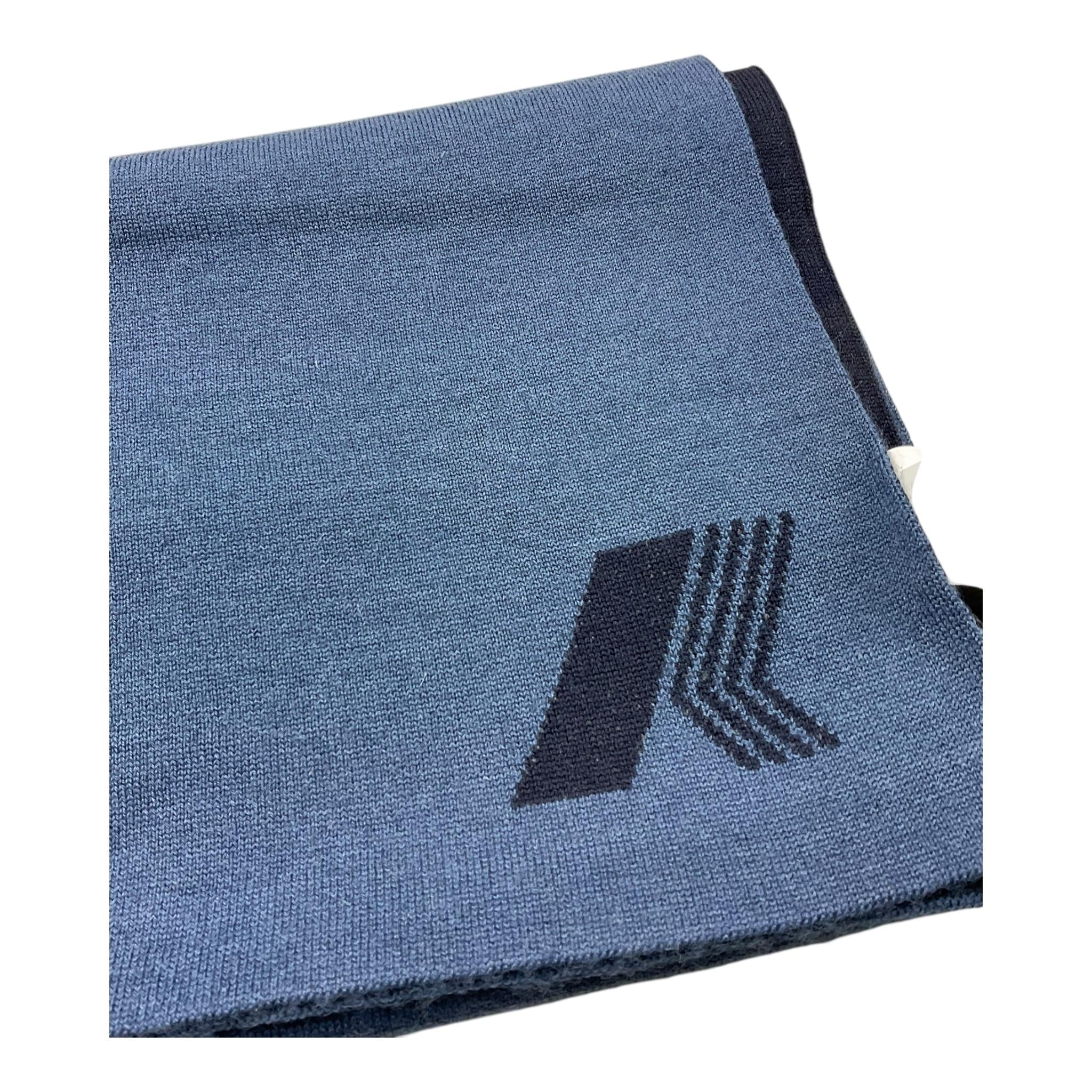 K-WAY sciarpa tinta unita con logo Blu per Bambino K7142GW BLU K-WAY