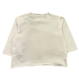 TEDDY E MINOU shirt girocollo tinta unita con stampa Panna per Neonato I24SH013M7017 PANNA TEDDY E MINOU
