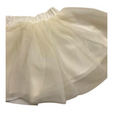 M+E' gonna in tulle tinta unita Panna per Neonata UE1238 PANNA M+E'