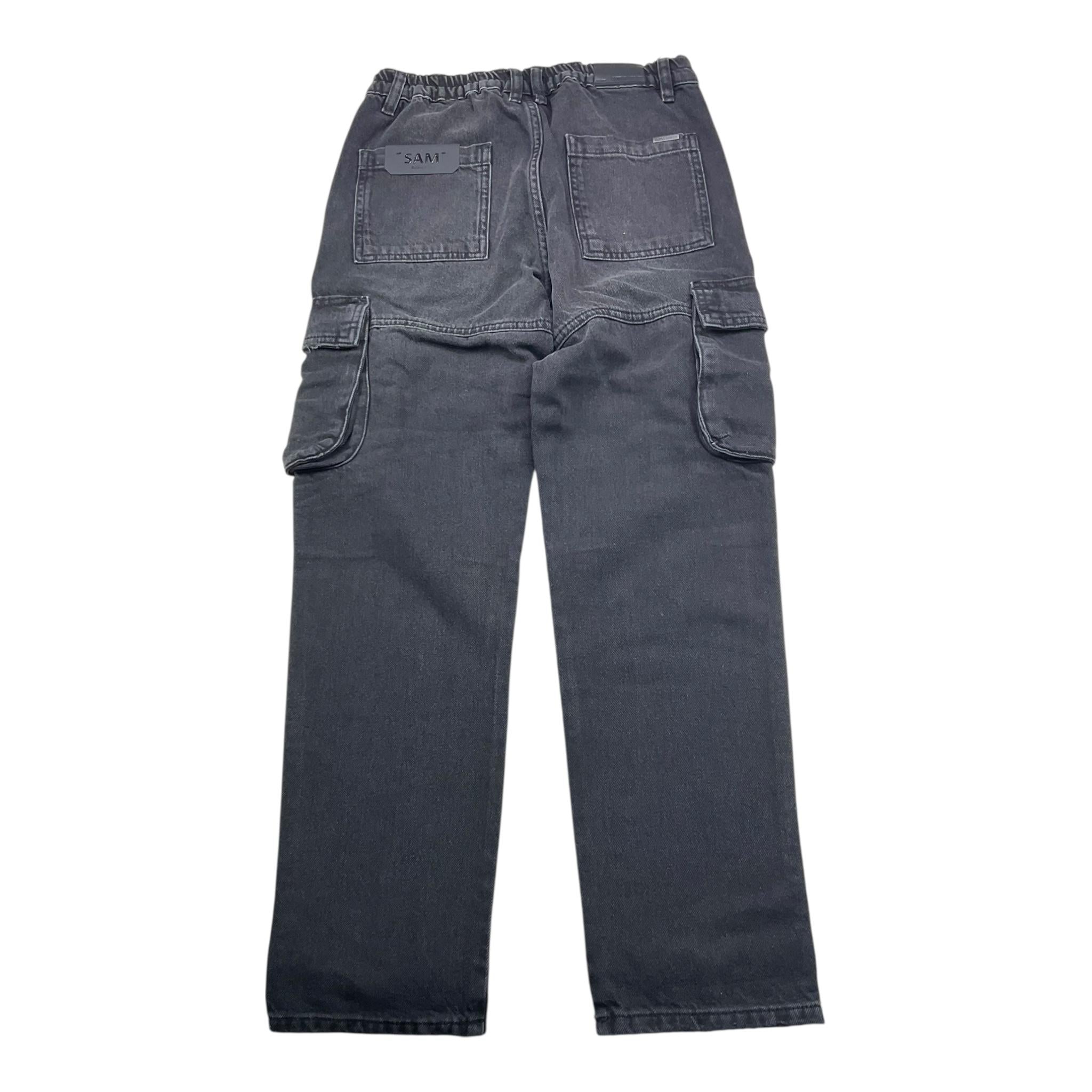ANTONY MORATO jeans tinta unita modello cargo con tasconi Nero per Bambino MKDT00070 NERO ANTONY MORATO