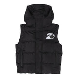 DSQUARED2 smanicato tinta unita con cappuccio e stampa logo Nero per Bambino DQ2448 NERO DSQUARED2