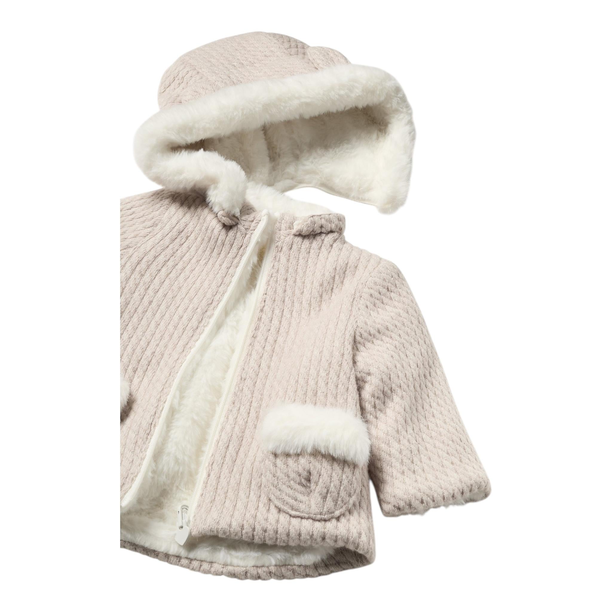 MAYORAL cappotto reversibile bicolore Beige per Neonato 2447 BEIGE MAYORAL