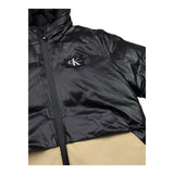 CALVIN KLEIN giubbino tinta unita con cappuccio e tasche in contrasto Nero per Bambino IB0IB01718 NERO CALVIN KLEIN