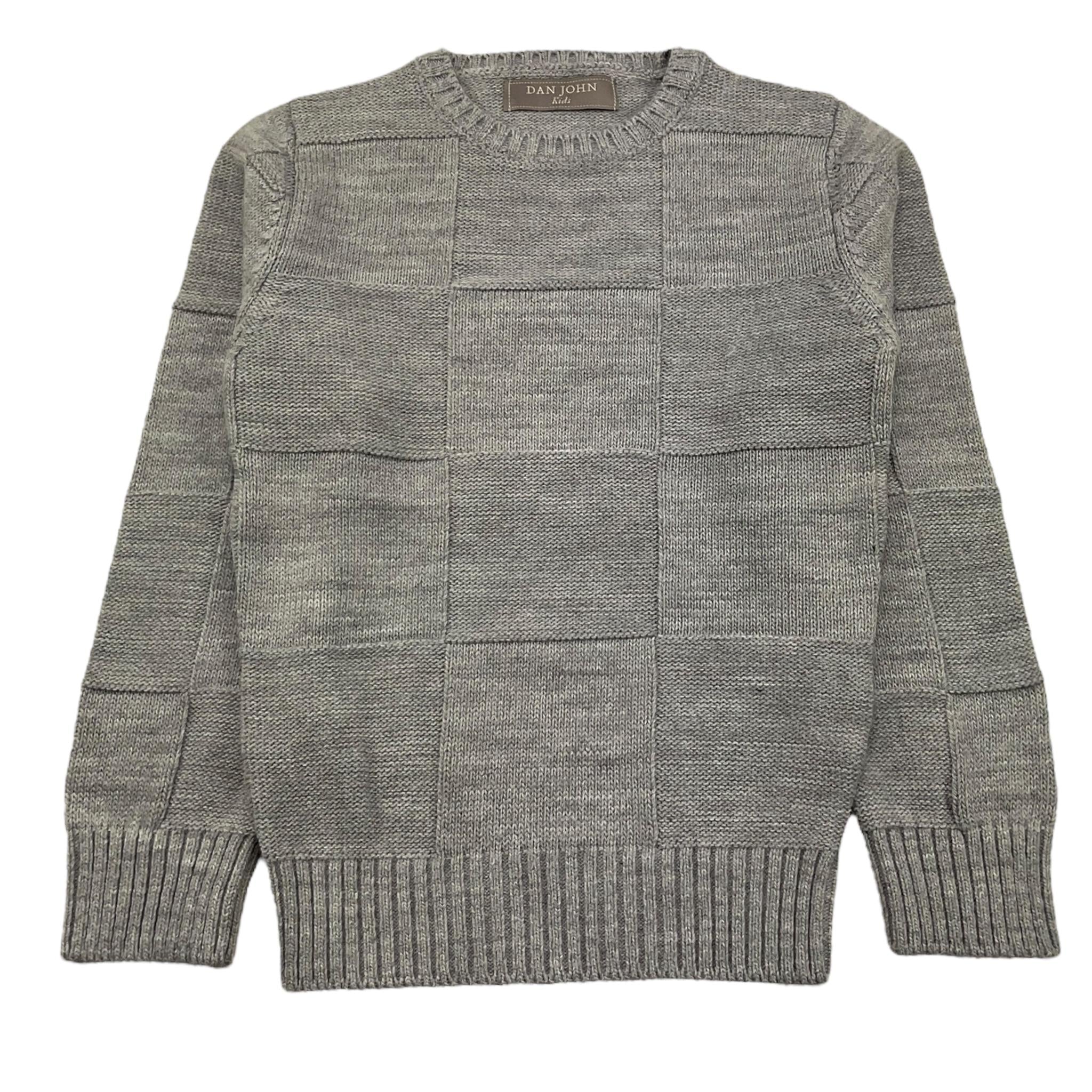 DAN JOHN maglia girocollo tinta unita Grigio per Bambino MGD5310JX GRIGIO DAN JOHN