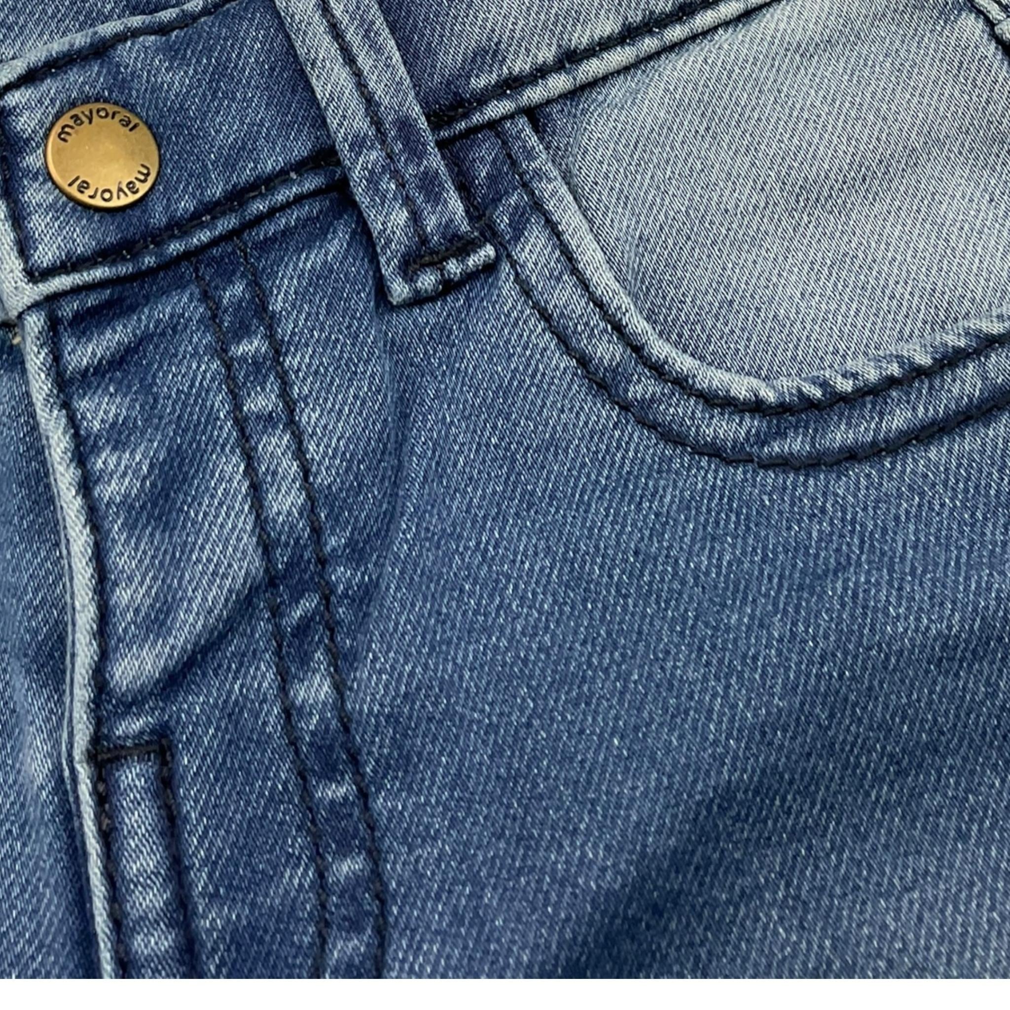 MAYORAL jeans tinta unita con girovita regolabile Azzurro per Neonato 253333 AZZURRO MAYORAL