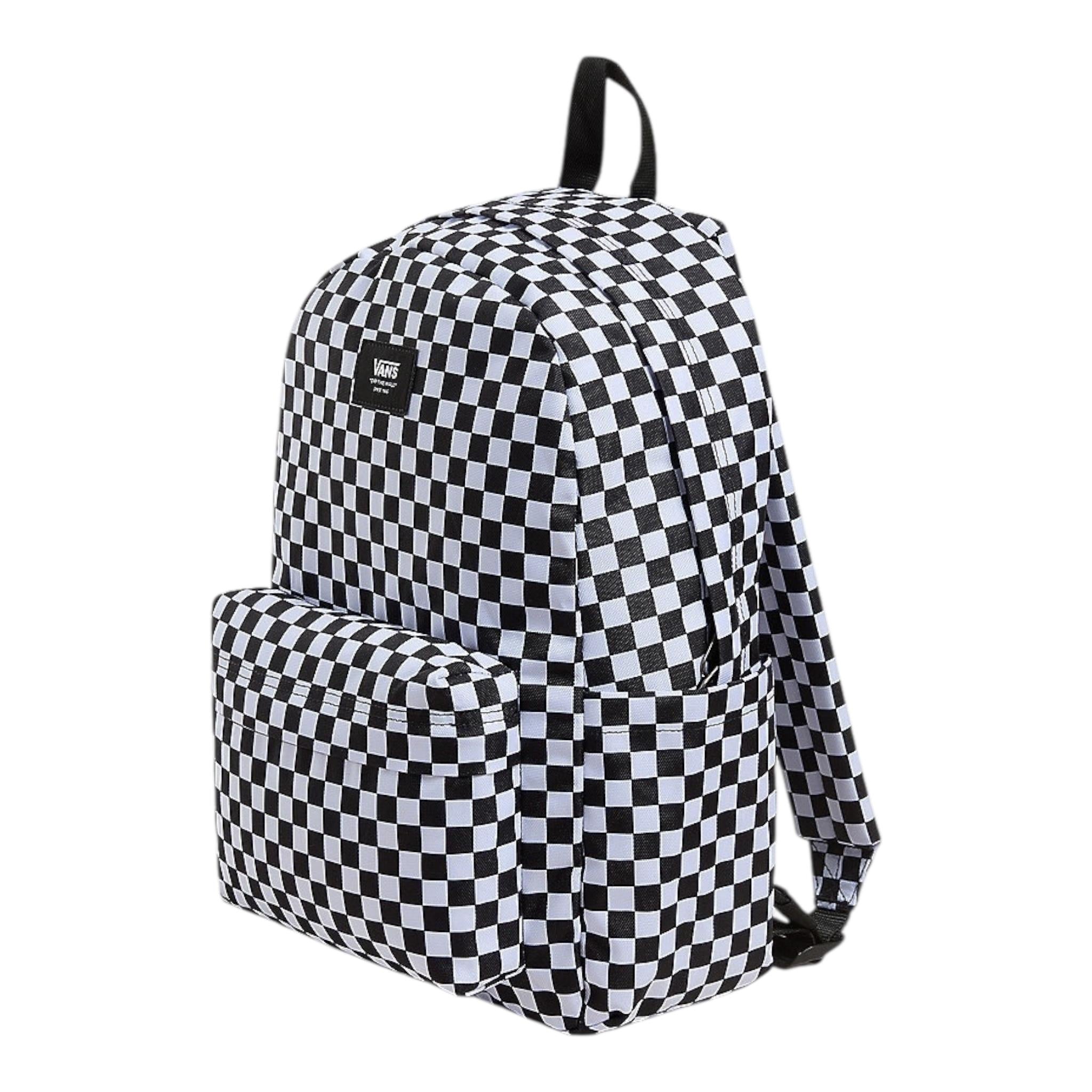 VANS zaino tinta unita con logo e fantasia a scacchi Bianco/nero per Bambino 000J3K BIANCO/NERO VANS