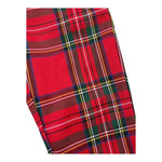 LA STUPENDERIA pantalone modello scozzese con elastico in vita Rosso per Neonato TCPN21 ROSSO LA STUPENDERIA