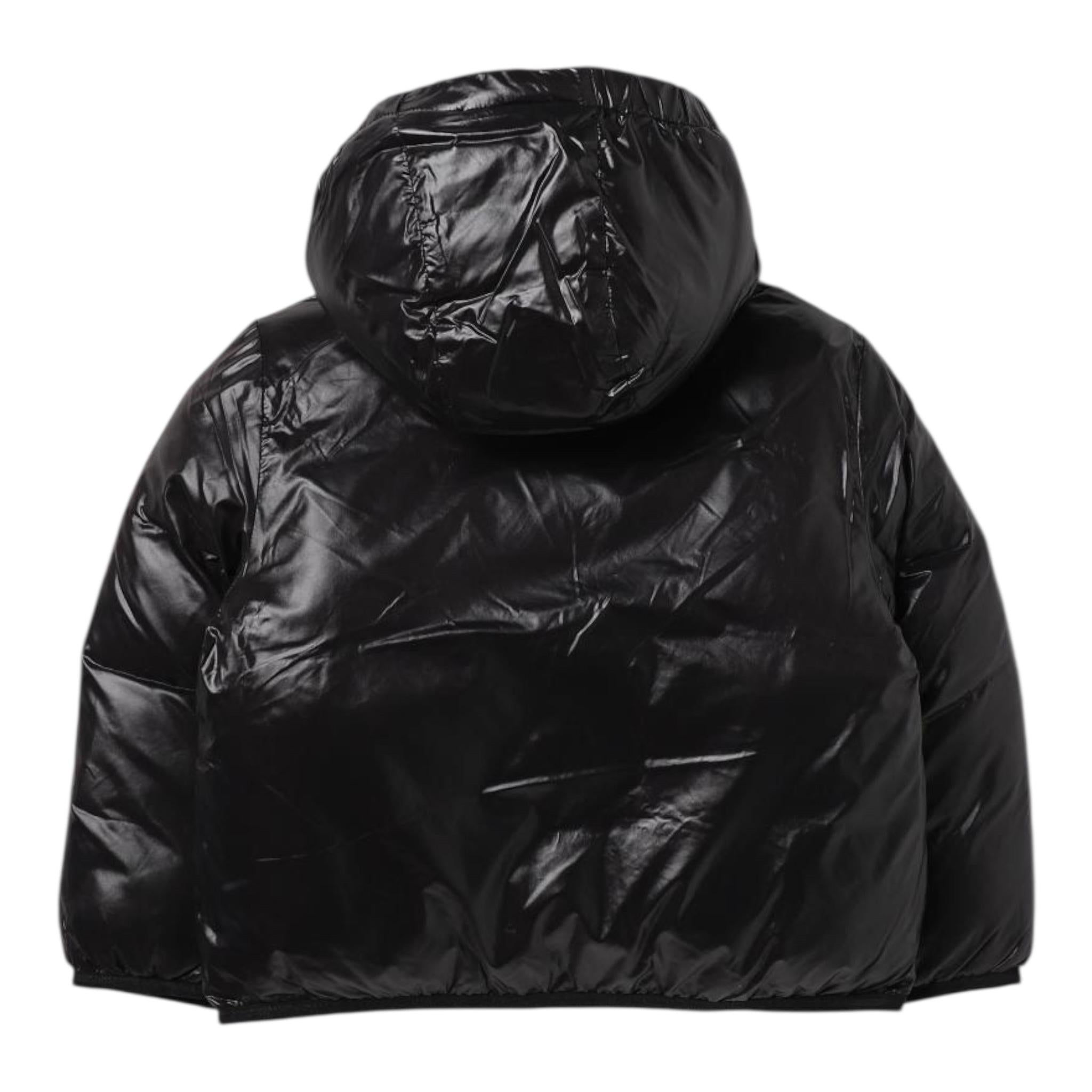 CALVIN KLEIN giubbino tinta unita con cappuccio e tasche in contrasto Nero per Bambino IB0IB01718 NERO CALVIN KLEIN