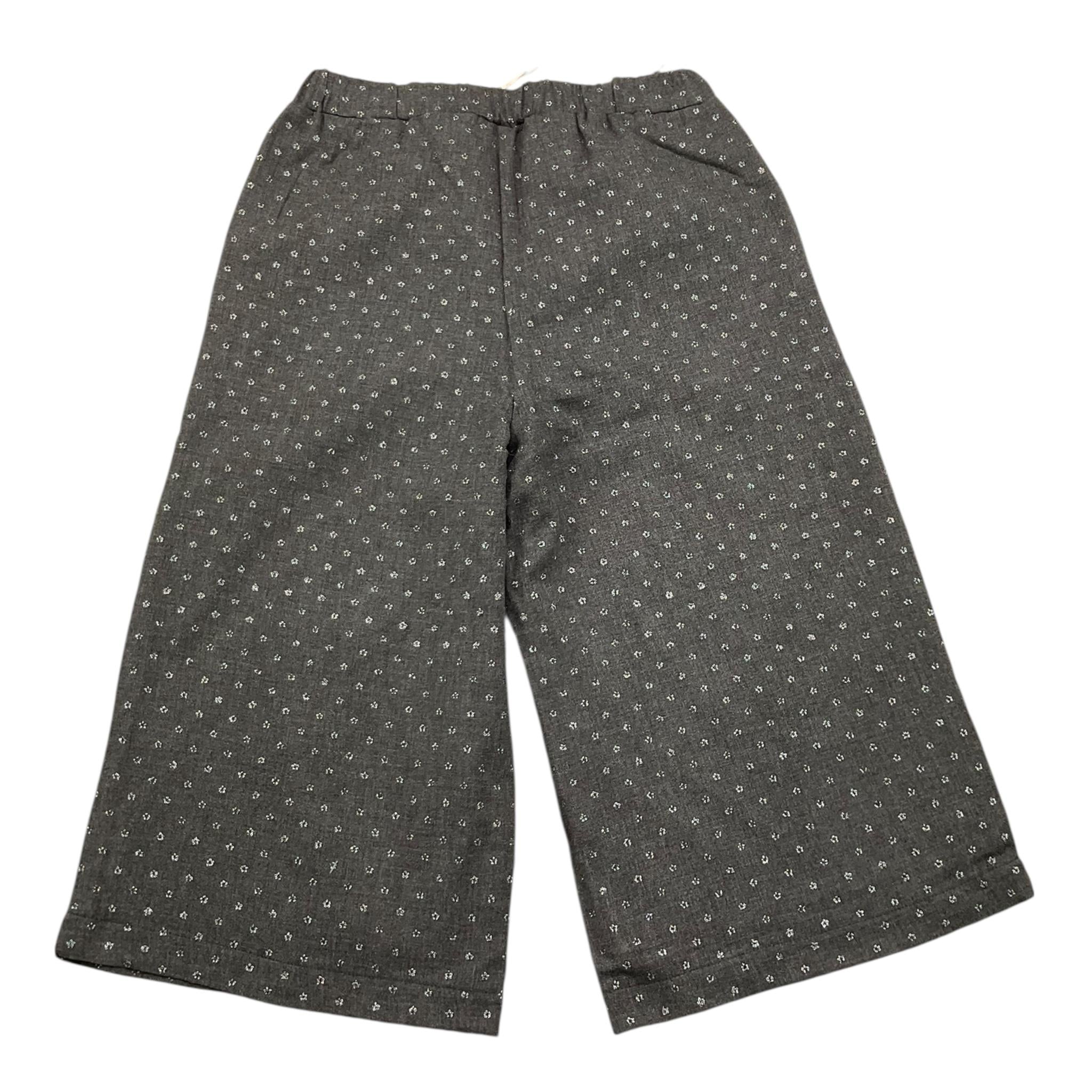 NANAN pantalone tinta unita modello palazzo Grigio per Bambina I2343248GR GRIGIO NANAN