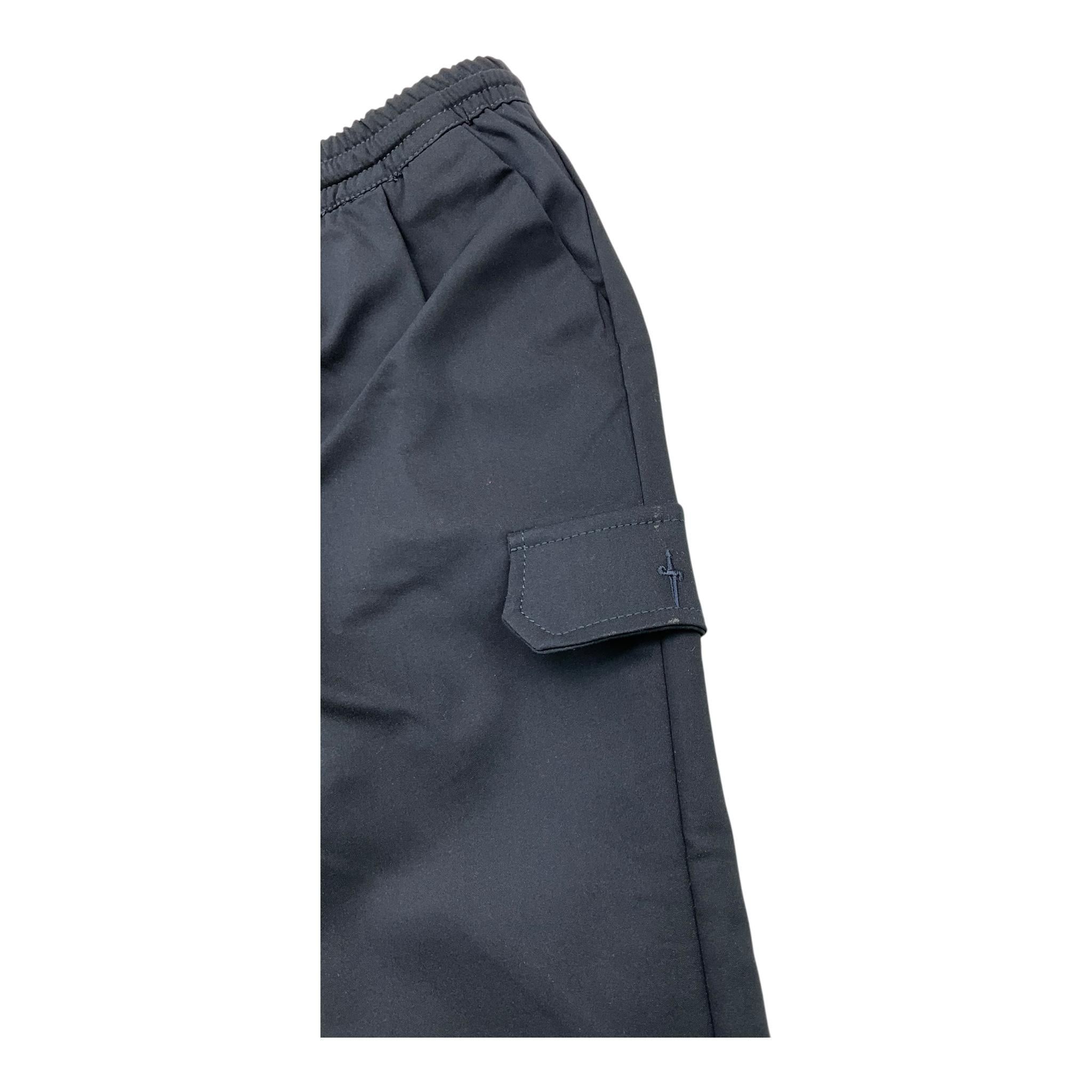 CESARE PACIOTTI pantalone tinta unita cn elastic in vita Nero per Bambino PTP5356B NERO CESARE PACIOTTI