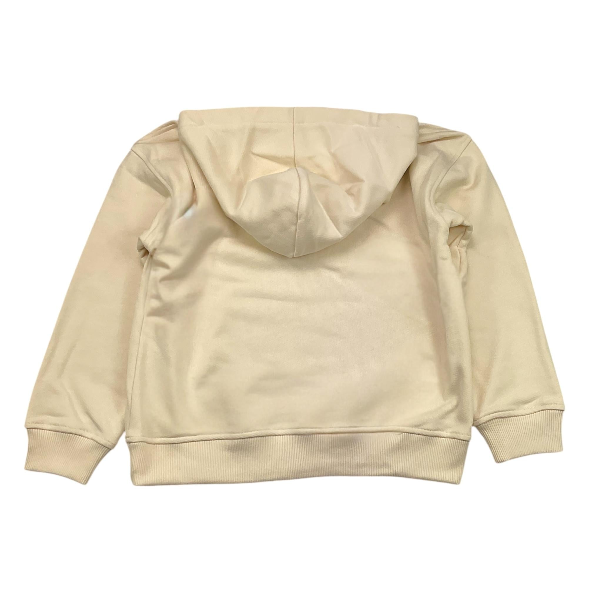 MOSCHINO felpa con cappuccio tinta unita con stampa Beige per Bambino HUF098 BEIGE MOSCHINO
