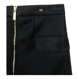ELISABETTA FRANCHI gonna in ecopelle tinta unita Nero per Bambina EFGO169 NERO ELISABETTA FRANCHI