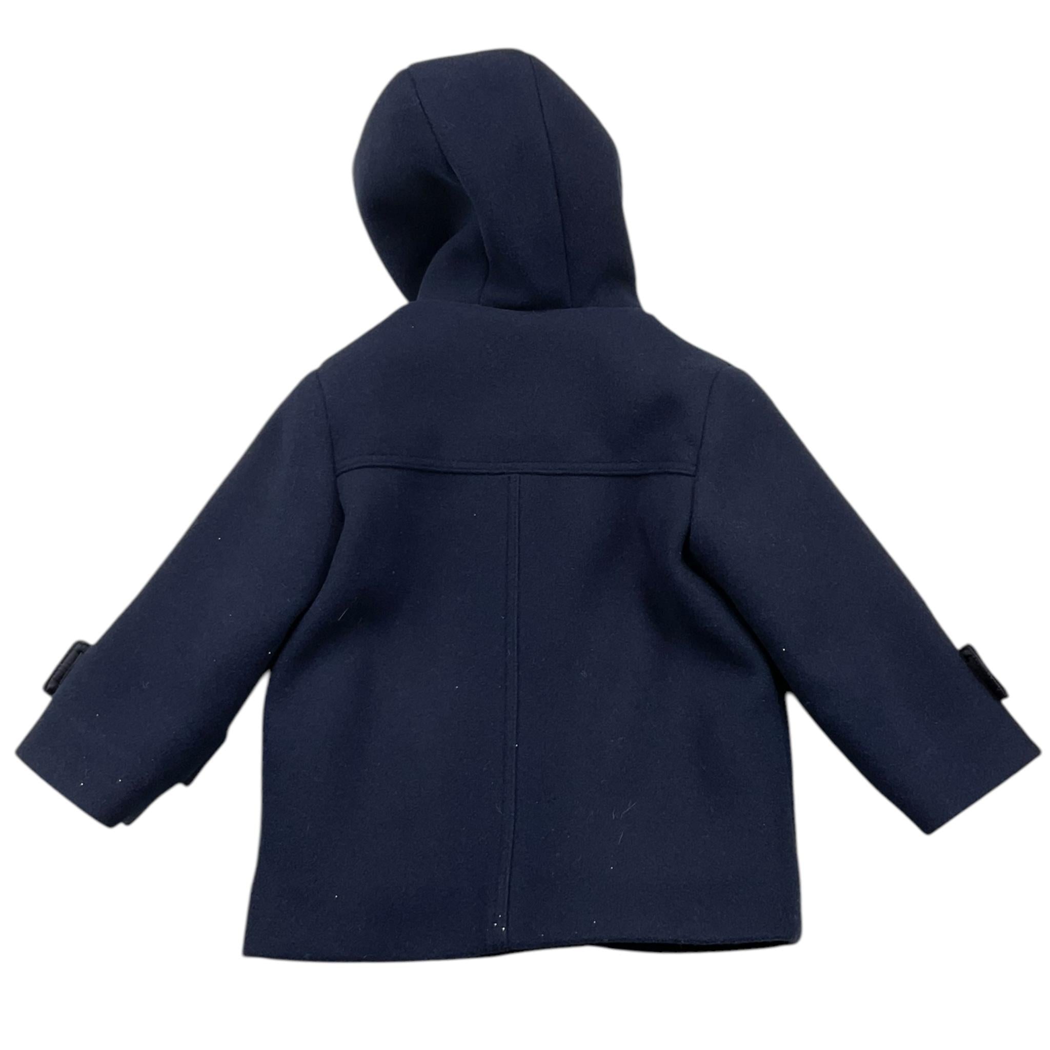 LE BEBE' cappotto tinta unita con cappuccio Blu per Neonato LBB5173 BLU LE BEBE'