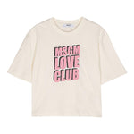 MSGM t-shirt tinta unita girocollo Panna per Bambina F4MSJGTH212 PANNA MSGM
