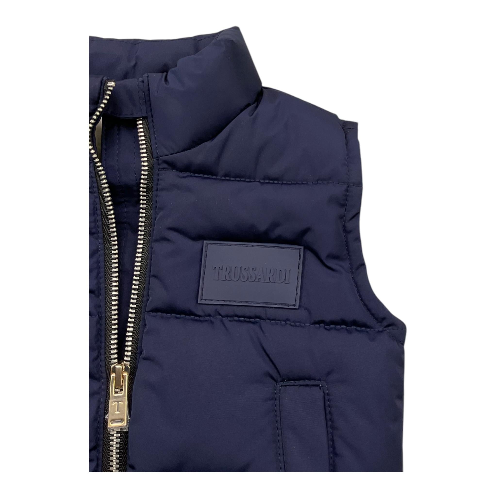TRUSSARDI smanicato tinta unita Blu per Neonato TIA25013PI BLU TRUSSARDI