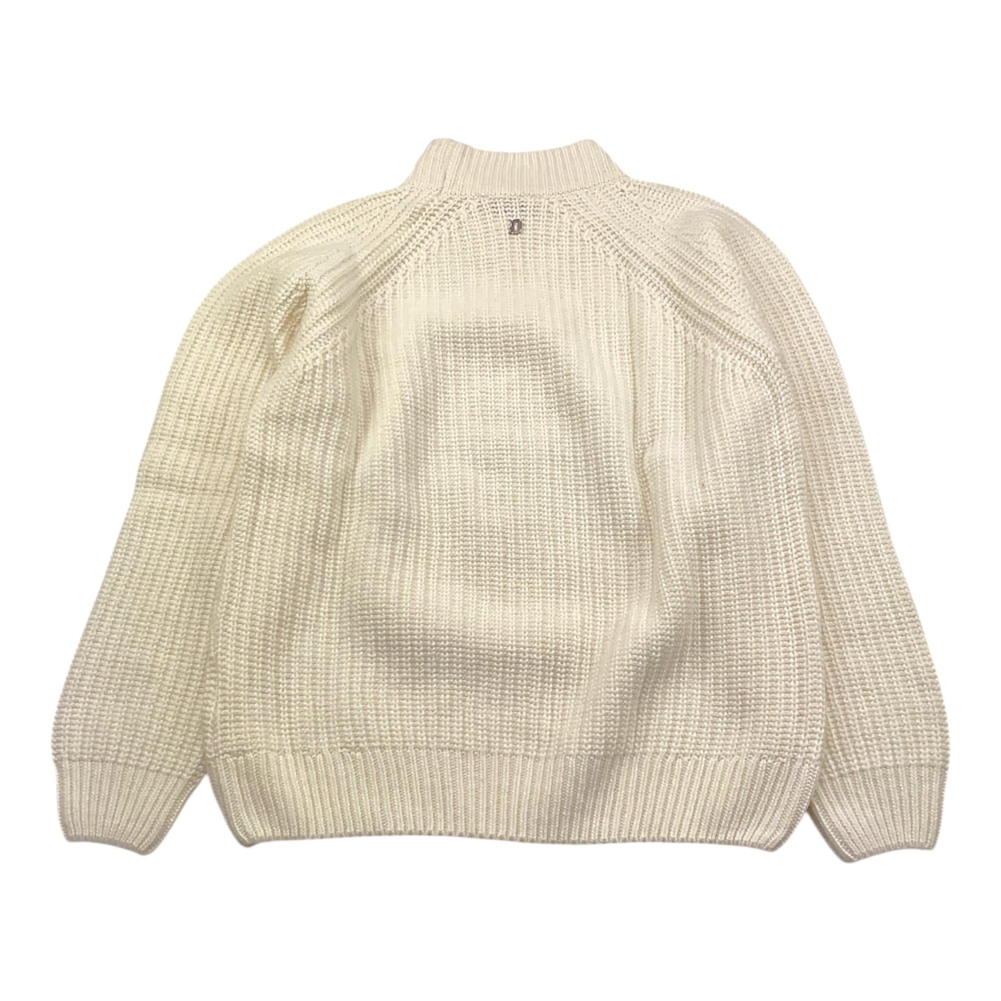DONDUP maglia tinta unita mezzo collo Panna per Bambina DMMA001 PANNA DONDUP