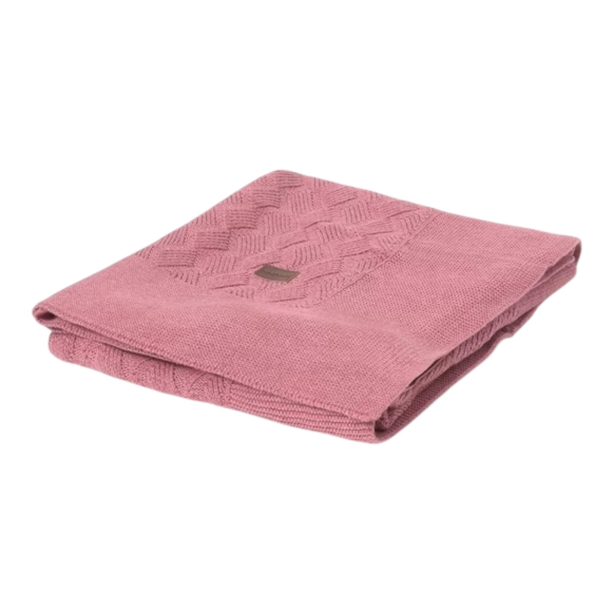 MAYORAL coperta tinta unita con logo Rosa per Neonata 19476 ROSA MAYORAL