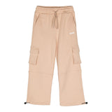 MSGM pantalone tuta tinta unita con elastico Beige per Bambina F4MSJUFP065 BEIGE MSGM