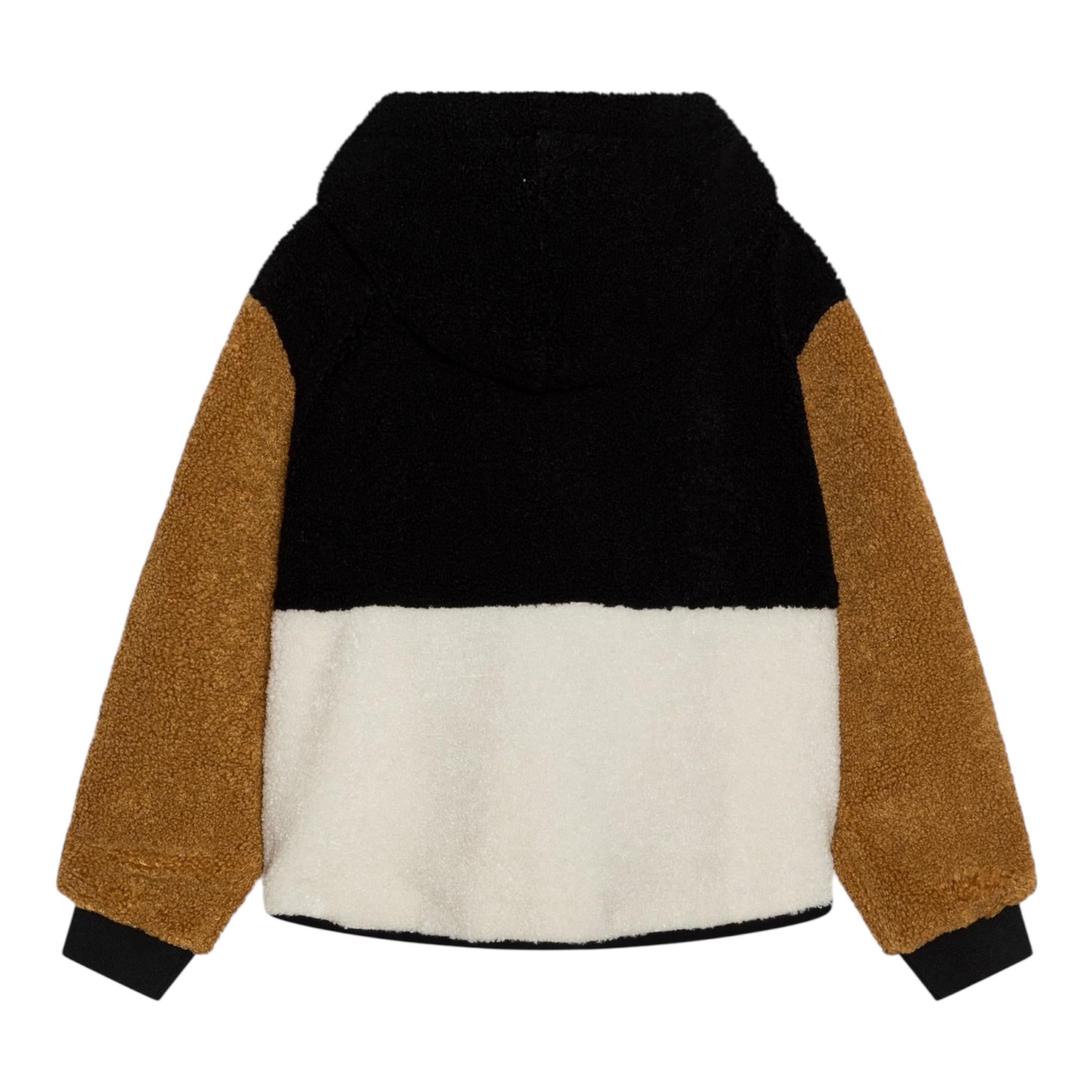 MOSCHINO giubbino teddy con cappuccio tricolore Multicolor per Bambino HUS04YX MULTICOLOR MOSCHINO
