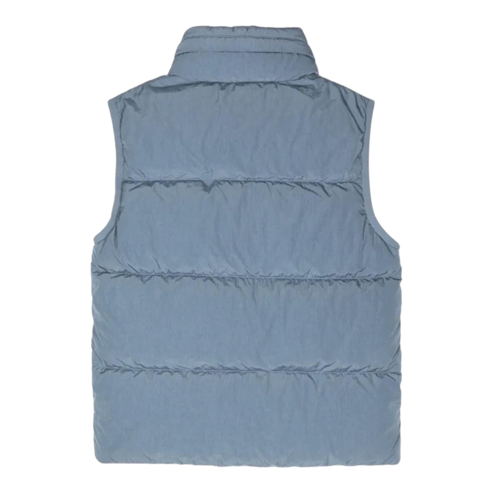 C.P. COMPANY smanicato tinta unita con zip in contrasto Azzurro per Bambino CUS00M AZZURRO C.P. COMPANY