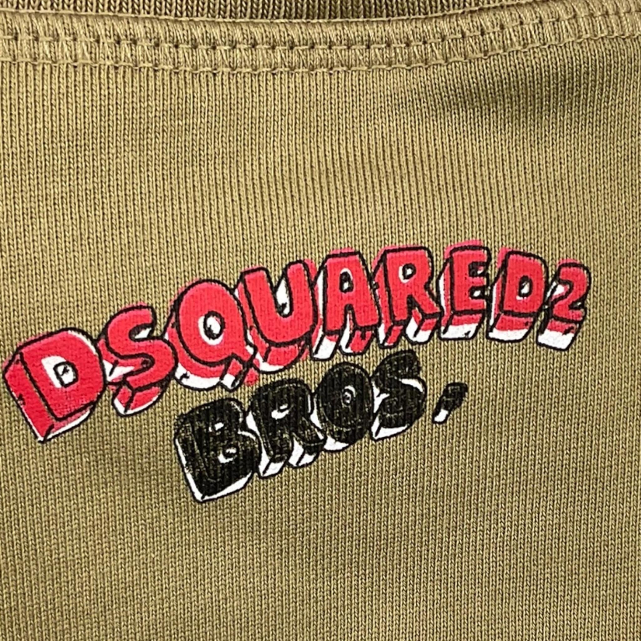 DSQUARED2 pantalone modello tuta tinta unita con elastico in vita Fango per Neonato DQ2507 FANGO DSQUARED2