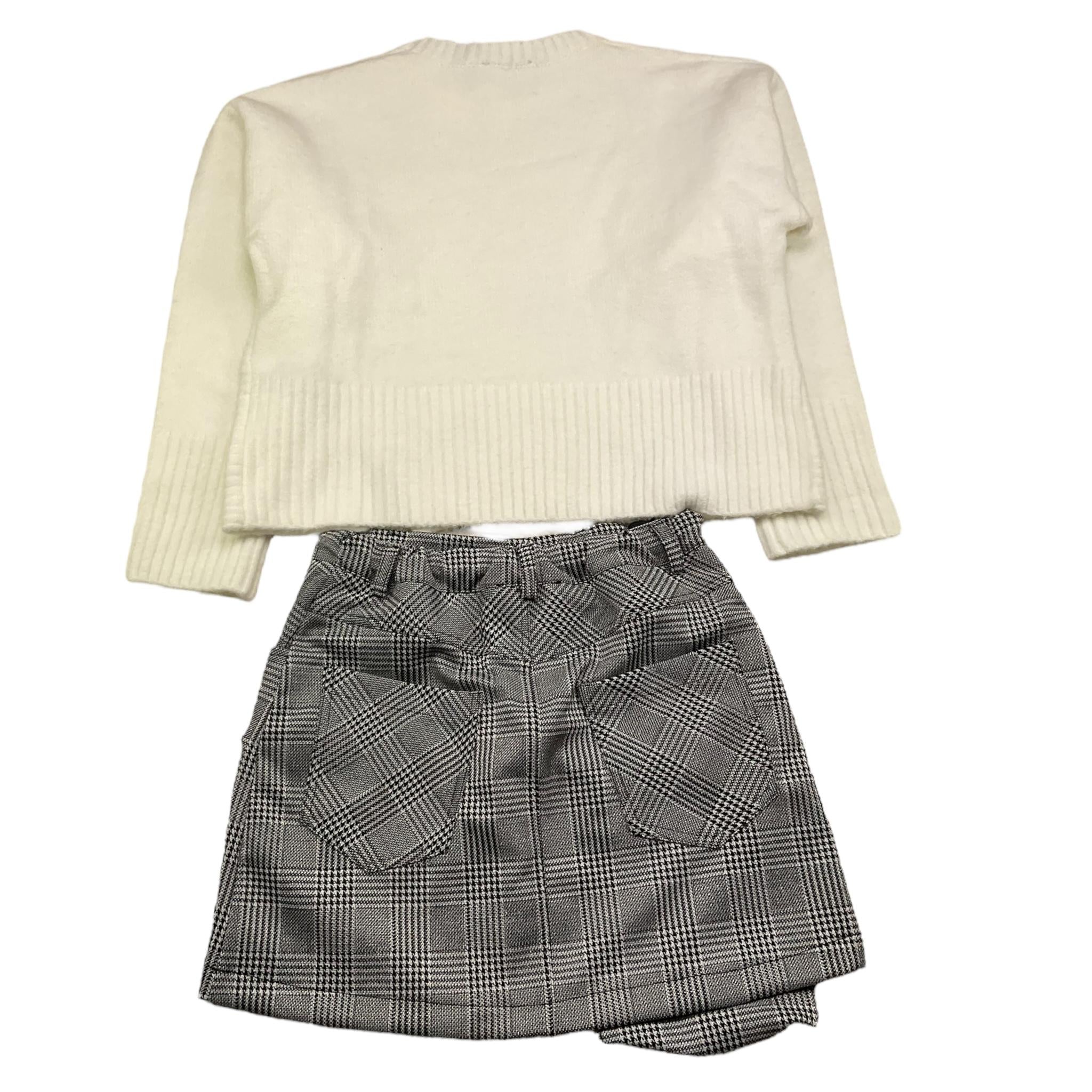 PINKO complet 2 pezi maglia-short Bianco per Bambina P4PIJP016 BIANCO PINKO