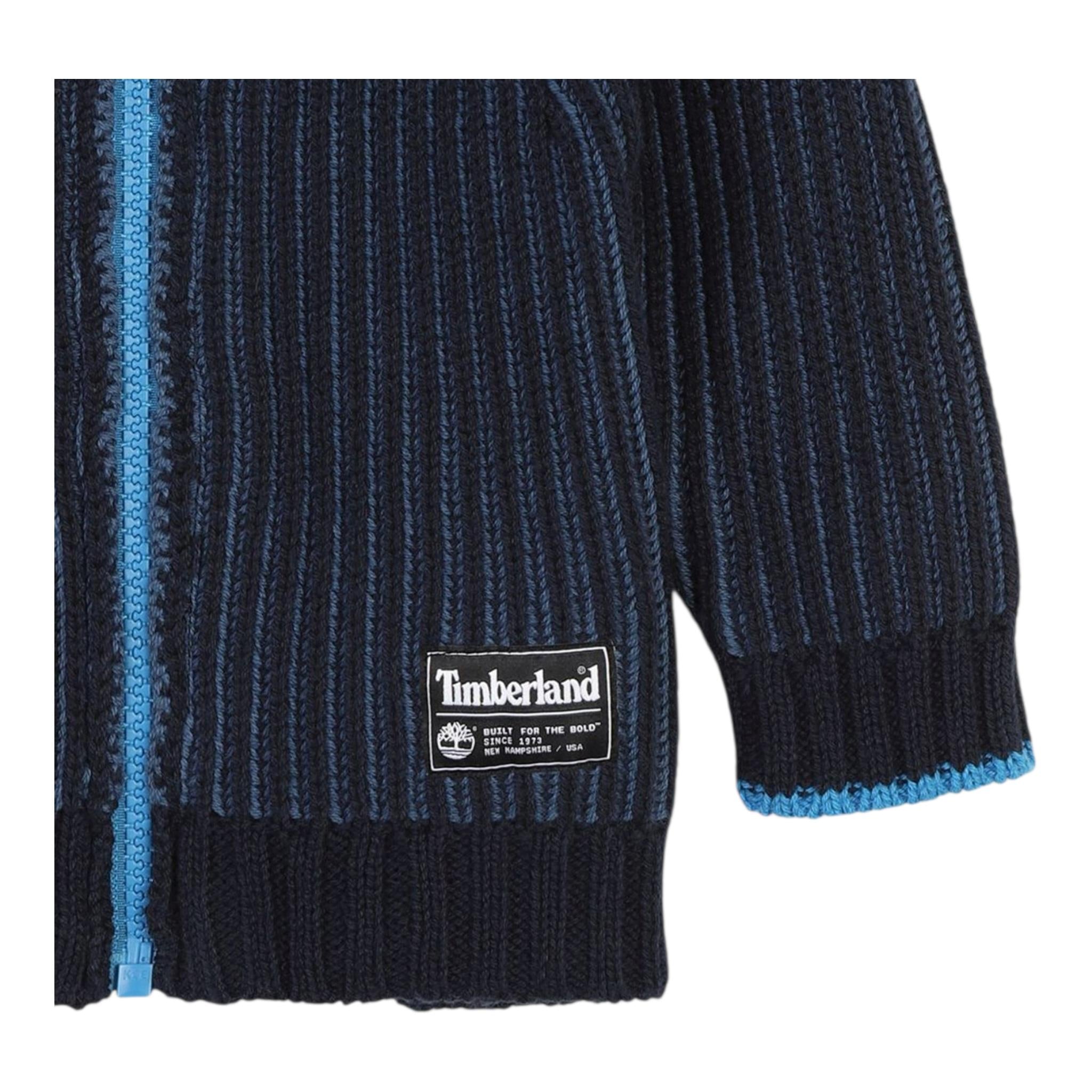 TIMBERLAND felpa con zip tinta unita Blu per Neonato T60266 BLU TIMBERLAND