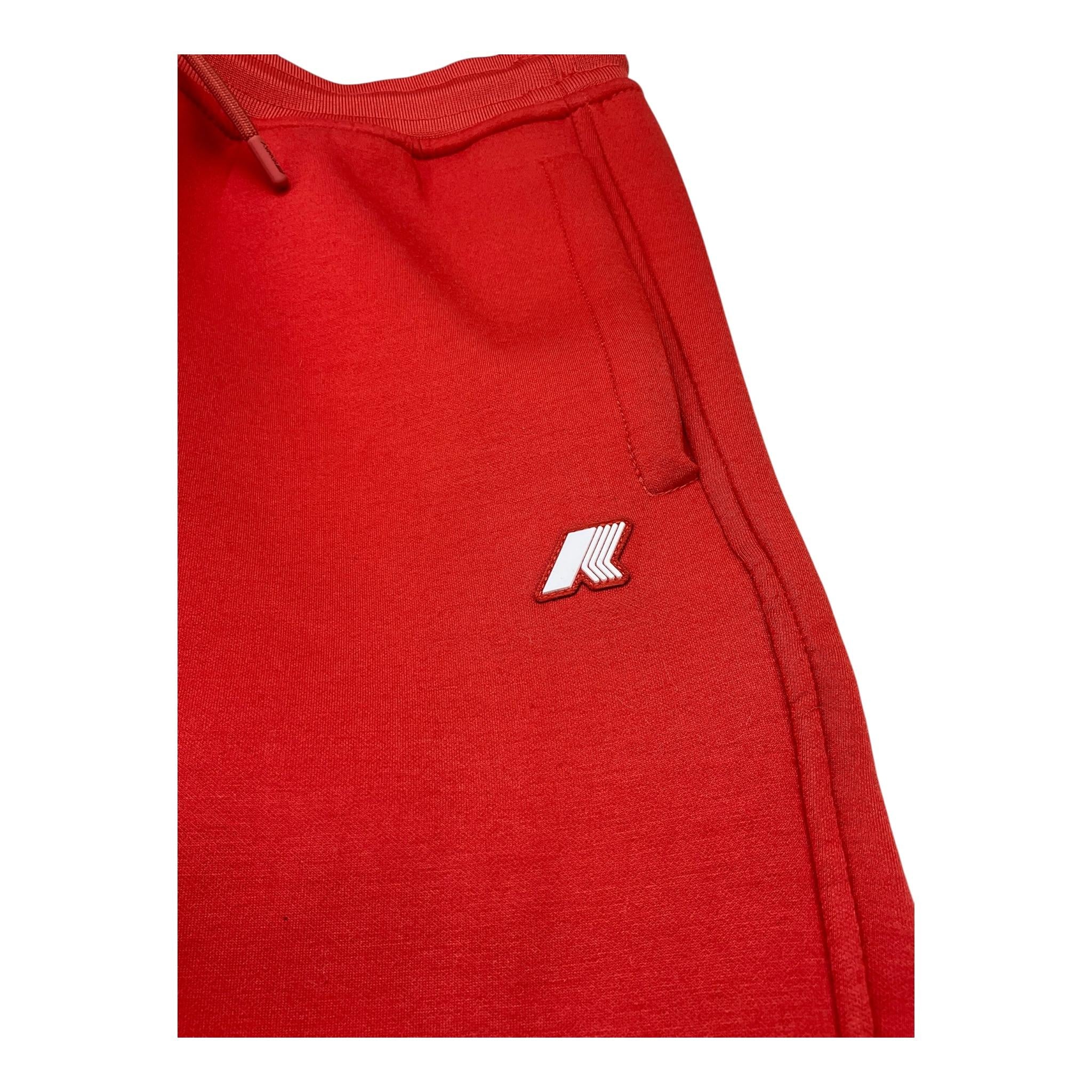 K-WAY pantalone tinta unita con elastico in vita Rosso per Bambino K31473W ROSSO K-WAY