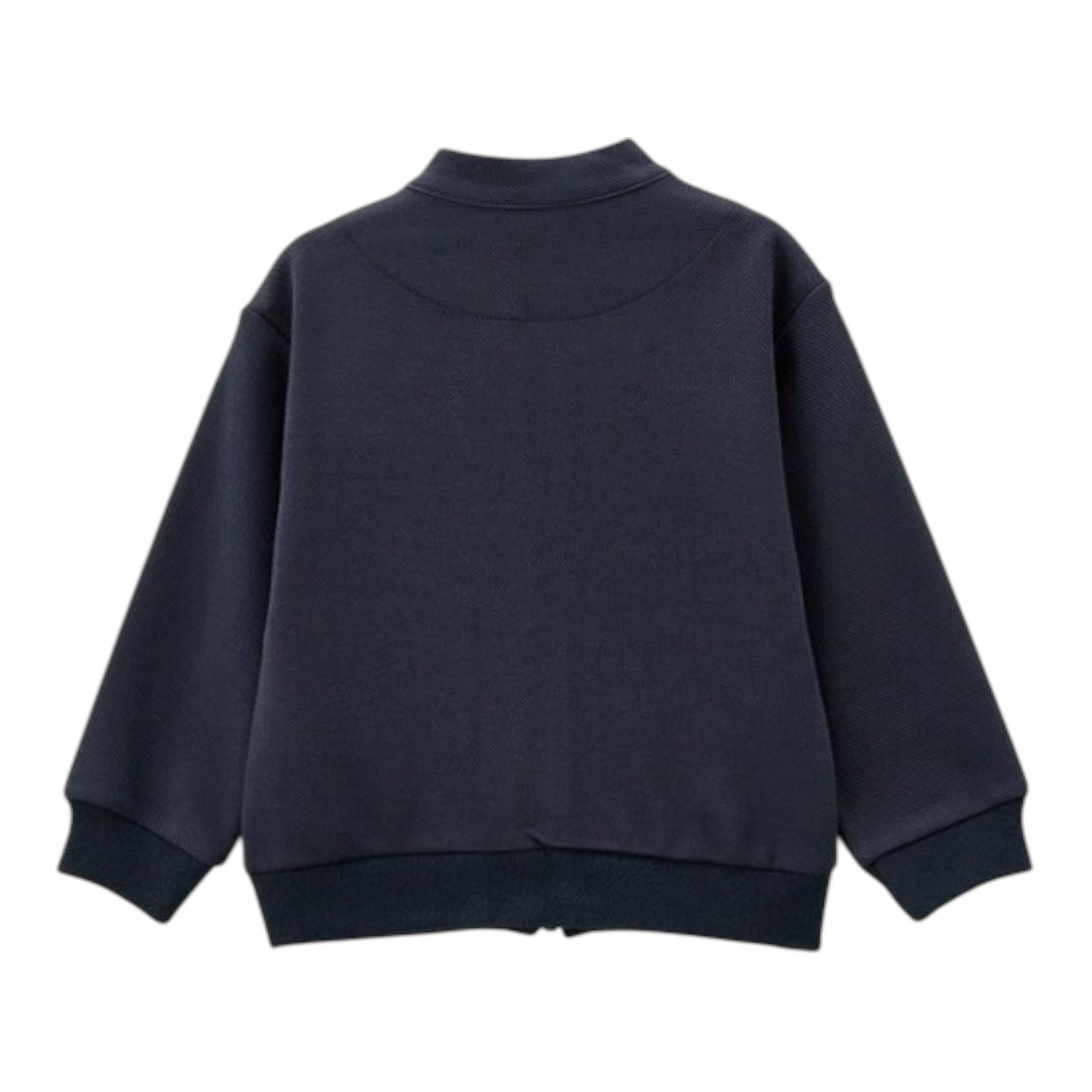 MAYORAL felpa con zip tinta unita Blu per Bambino 4474J BLU MAYORAL