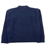 DOLCE & GABBANA maglia girocollo tinta unita con ricamo logo Blu per Bambino L5KWJ6 BLU DOLCE & GABBANA
