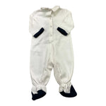 MONNALISA tutina tinta unita con stampa Bianco per Neonato 228506 BIANCO MONNALISA