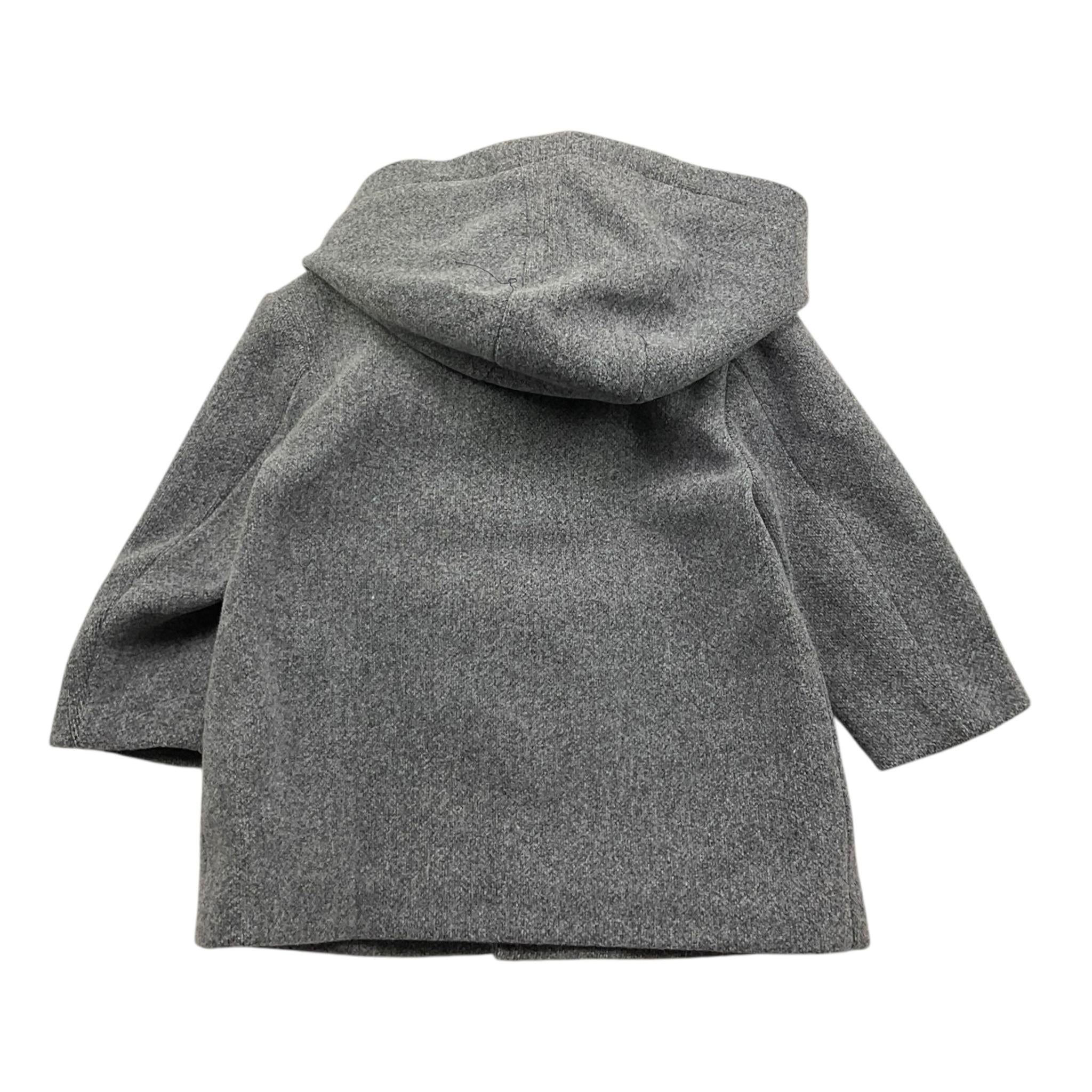 NEVER TOO cappotto tinta unita con cappuccio Grigio per Neonato NT1384N GRIGIO NEVER TOO