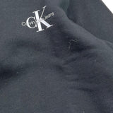 CALVIN KLEIN felpa tinta unita con cappuccio e stampa Nero per Bambino U00266JK NERO CALVIN KLEIN