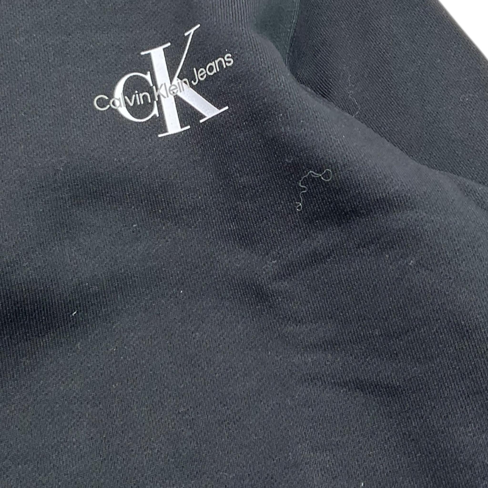 CALVIN KLEIN felpa tinta unita con cappuccio e stampa Nero per Bambino U00266JK NERO CALVIN KLEIN