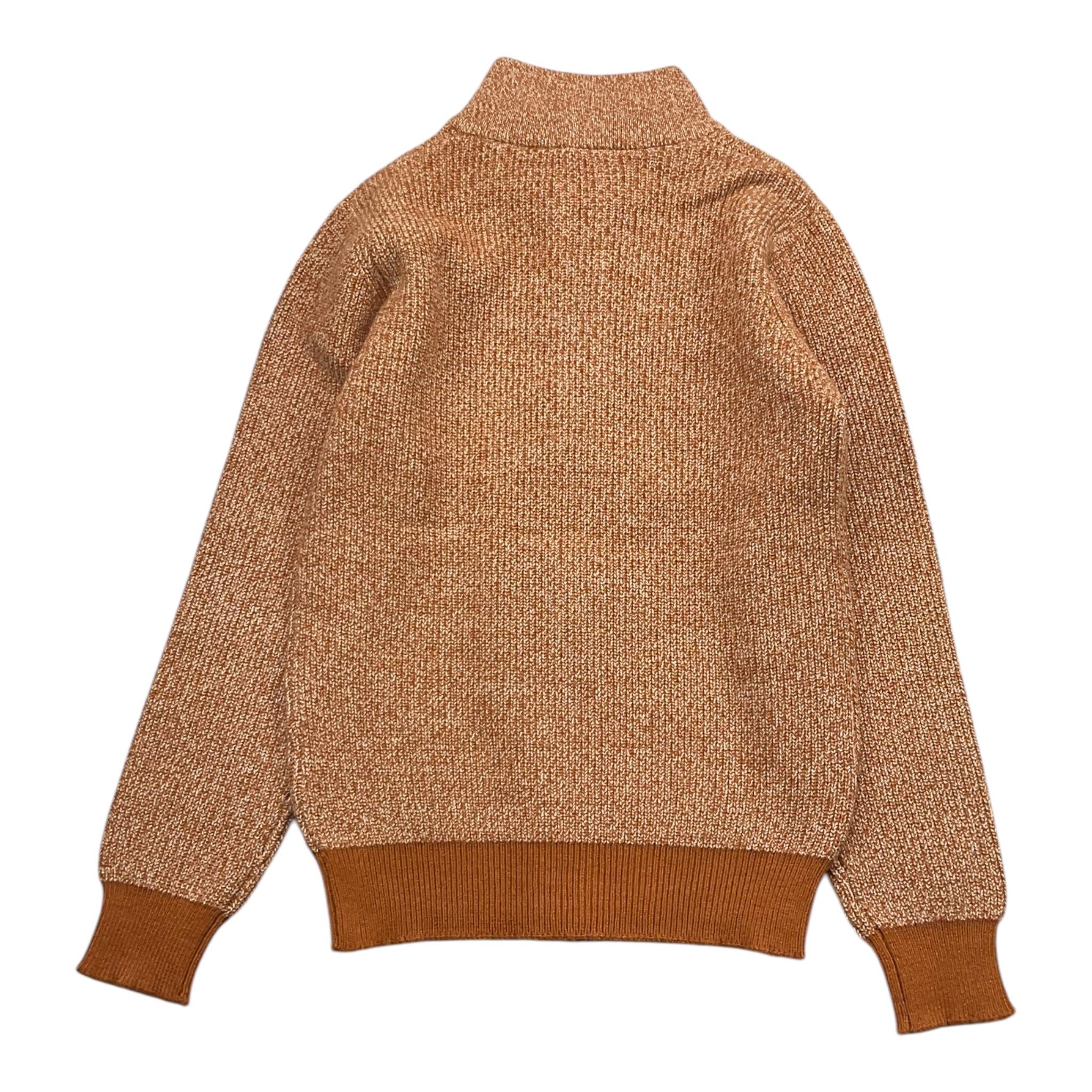 TRUSSARDI maglia tinta unita con zip Arancione per Bambino TBA25018CD ARANCIONE TRUSSARDI