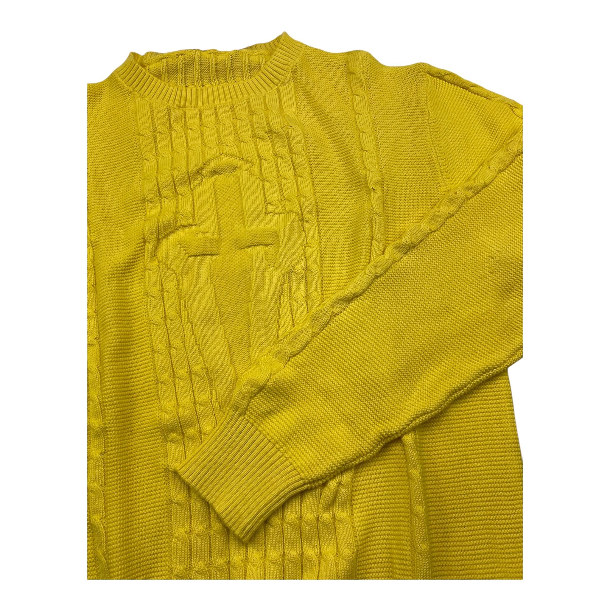 CESARE PACIOTTI maglia girocollo tinta unita Giallo per Bambino MGP5356J GIALLO CESARE PACIOTTI