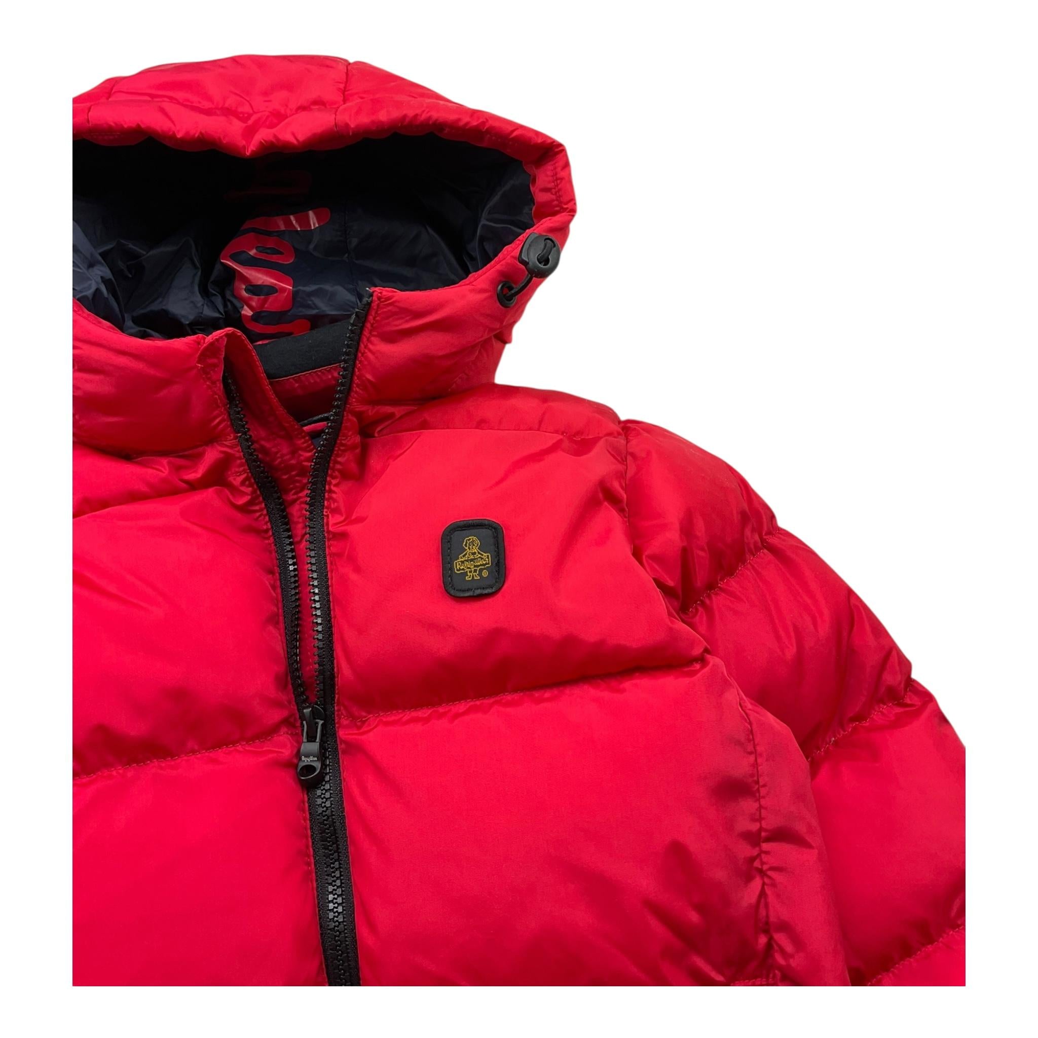 REFRIGIWEAR giubbino tinta unita con zip e cappuccio Rosso per Neonato RWN822X ROSSO REFRIGIWEAR
