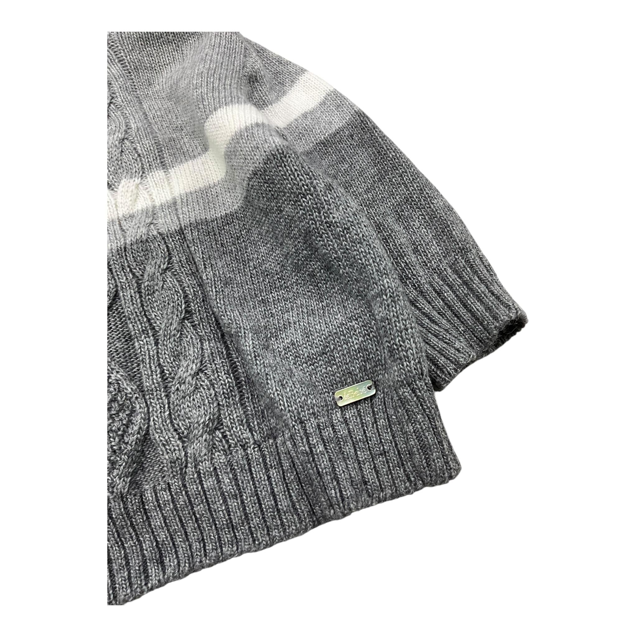 LE BEBE' maglia girocollo bicolore con fantasia a righe Grigio per Neonato LBB5148 GRIGIO LE BEBE'