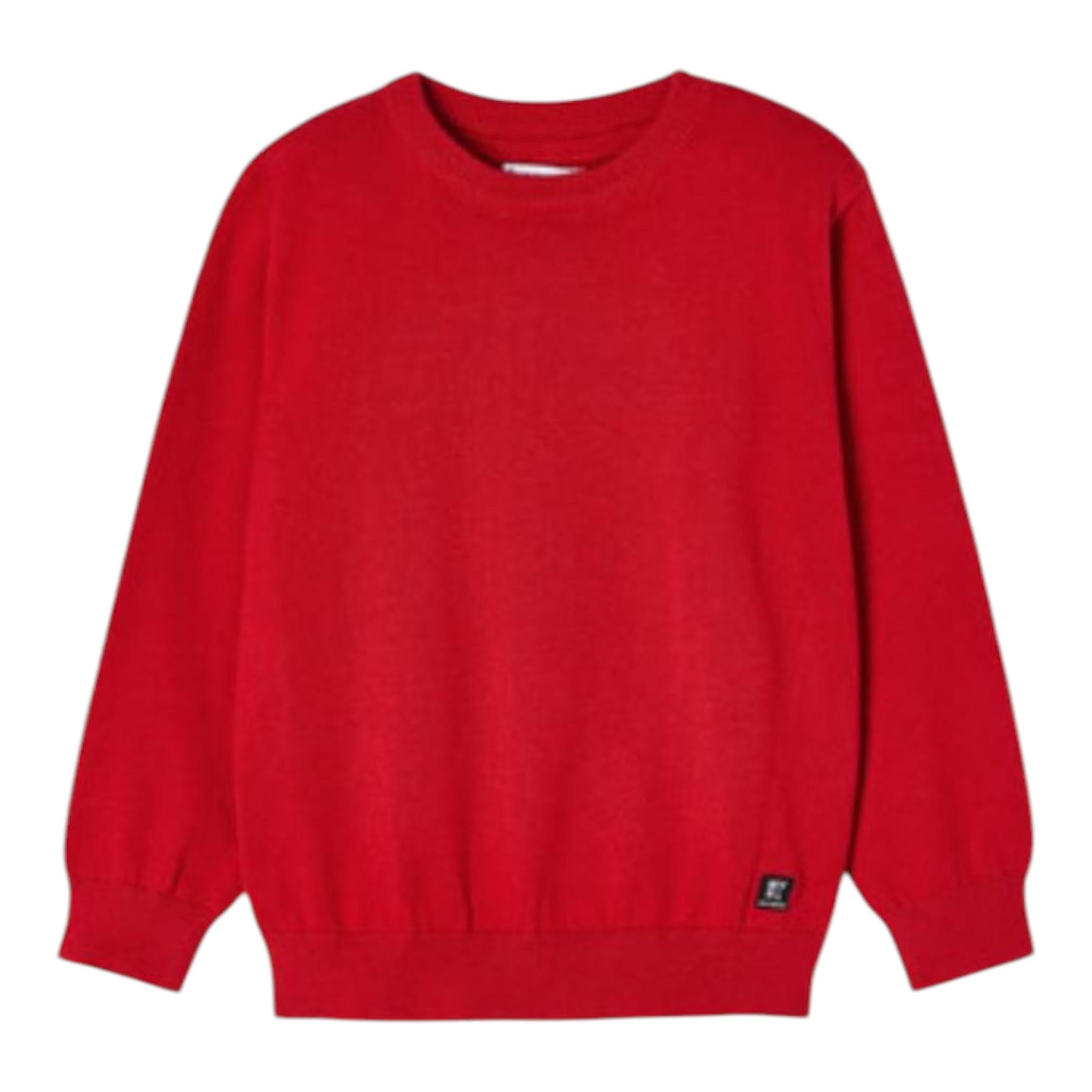 MAYORAL maglia girocollo tinta unita Rosso per Bambino 323 ROSSO MAYORAL