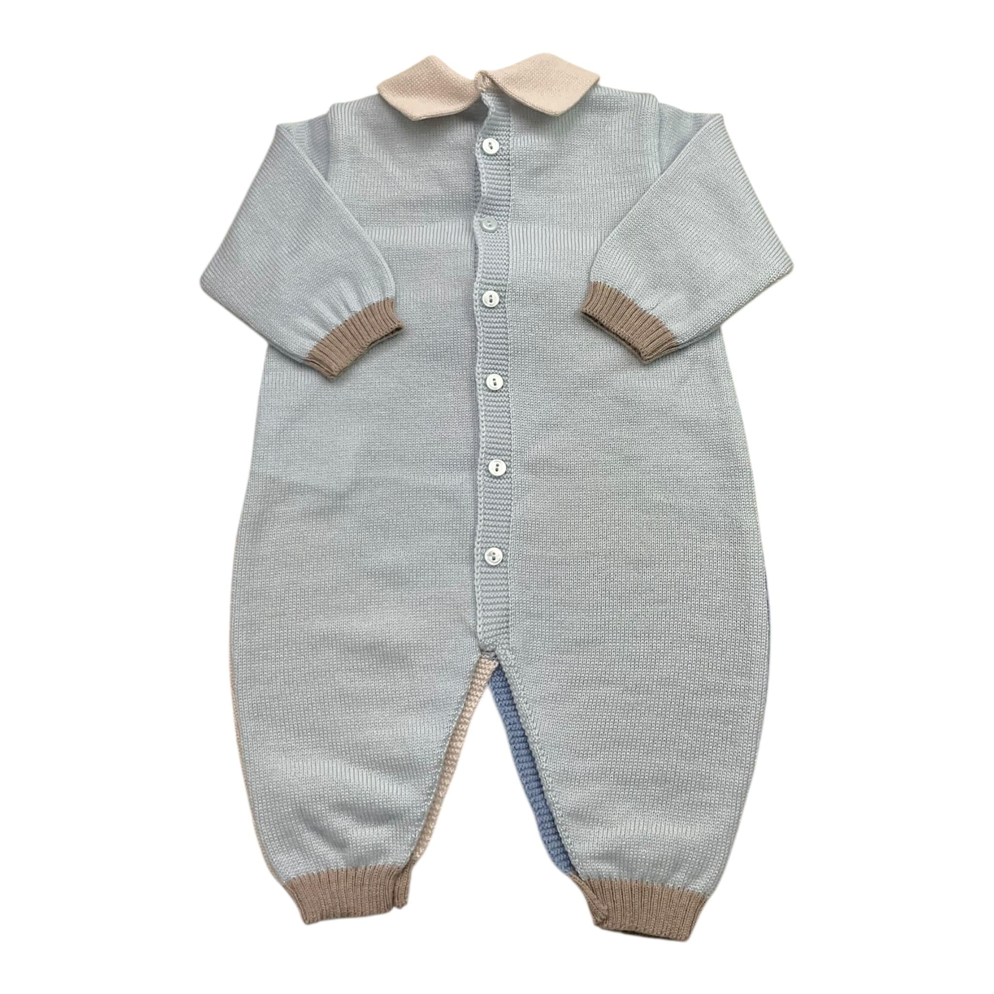 MARLU' tutina multicolor con applicazioni Beige per Neonato IG6610 BEIGE MARLU'